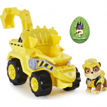 Paw Patrol Dino Rescue Rubble Deluxe Vehicle with Mystery Dinosaur
