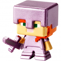 Minecraft Alex, Skeleton and Zombie at the Door Mini Figures