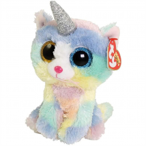 Ty Toys Beanie Babies Boos Heather Unicorn Cat 15cm