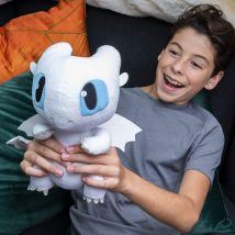 Dragons Lightfury Squeeze & Growl Plush with Sounds