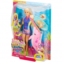 Barbie Dolphin Magic Snorkel Fun Friends Doll FBD63
