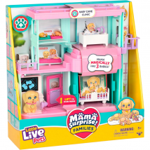 Little Live Pets Mama Surprise Baby Care Clinic Retriever Playset