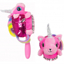 Wet Brush Kids Hair Brush Detangler & Rainbow Sequins Unicorn