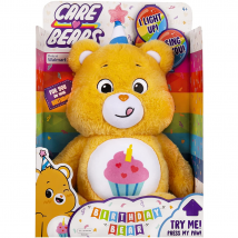 Care Bears 14" Singing Birthday Bear Toy With Lights Plush Teddy
