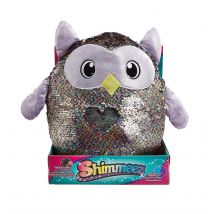 Shimmeez Leo The Owl Sparkling Sequin Changing Soft Toy