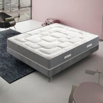 Materasso Piazza e Mezza 120x190 in Memory Foam - Alto 20 cm - 3 cm memory 9 zone differenziate - Ortopedico