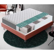 Materasso Piazza e Mezza 120x190 800 molle insacchettate e memory foam - alto 24 cm - 4 cm memory foam