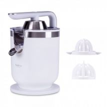 NEW CHEF-Exprimidor Eléctrico Zumo de Palanca Juicer Excellence Blanco(300W),2 Tamaños Cono,con Función Antigoteo