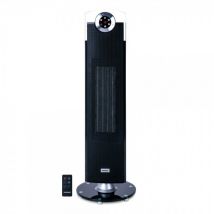 NEWLUX Calefactor Cerámico Rhapsody, Termoventilador de Torre 2500W, Ajustable 35º,Temporizador 12h Oscilación 76º, Silencioso