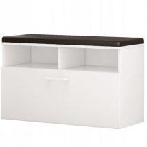 Scarpiera, bianca 85x35x46 cm