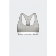 Calvin Klein Underwear - Soutien-gorge sans armatures - Brassière - Unlined pour Femme - Gris - Taille L