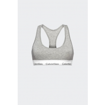 Calvin Klein Underwear - Soutien-gorge sans armatures - Brassière - Unlined Bralette pour Femme - Gris - Taille XS