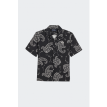 Fred Perry - Chemise - Paisley Print Revere pour Homme - Noir - Taille XS
