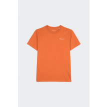 Knowledge Cotton Apparel - T-shirt manches courtes - Tee-shirt Droit Col Rond En Coton Bio - Alder pour Homme - Orange - Taille M