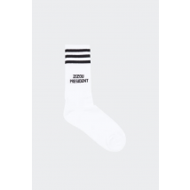 Mother Socker - Chaussettes - Zizou President pour Homme - Blanc - Taille Unique