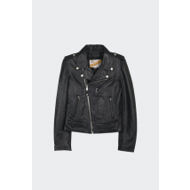 Schott - Blouson Zippé En Cuir pour Femme - Noir - Taille XS