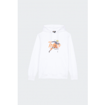 Tealer - Sweat - Hoodie Tealer X Naruto - Naruto Logo pour Homme - Blanc - Taille S
