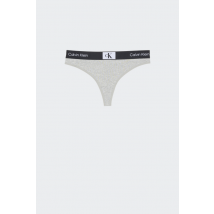 Calvin Klein Underwear - String - Modern Thong pour Femme - Gris - Taille S