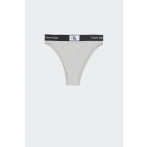 Calvin Klein Underwear - String & Tanga - Culotte pour Femme - Gris - Taille XS