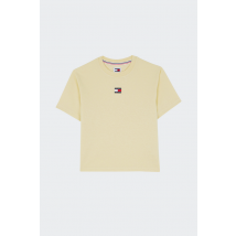 Tommy Jeans - T-shirt - Tjw Bxy Badge Tee pour Femme - Jaune - Taille M