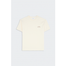 Les Deux - Tee-Shirt manches courtes - T-shirt - Crew pour Homme - Beige - Taille L