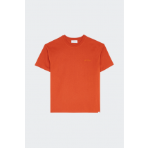 Les Deux - Tee-Shirt manches courtes - T-shirt - Crew pour Homme - Orange - Taille XL