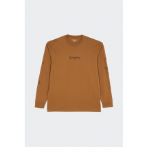 Carhartt Wip - T-shirt - L/s Safety Pin T-shirt pour Homme - Marron - Taille XL