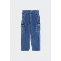 Wasted - Pantalon treillis - Cargo - Creager pour Homme - Bleu - Taille 26