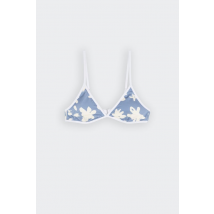 RVCA - Maillot de bain - Haut De Maillot - Fleur Fixed Tri pour Femme - Bleu - Taille S
