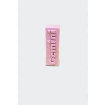 Flamingo Candles - Déco - Bougie - Gemini Zodiac Block Pillar Candle - Violet - Taille Unique