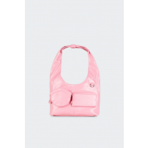 House Of Sunny - Sac Porté Épaule - Sac À Main - Crinkle Sling Bag pour Femme - Rose - Taille Unique