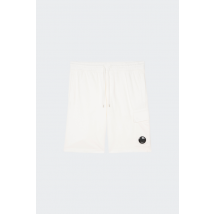 C.p. Company - Short - Light Fleece pour Homme - Blanc - Taille L