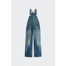Tommy Jeans - Combinaison - Salopette - Classic Dungaree Ext pour Femme - Bleu - Taille M