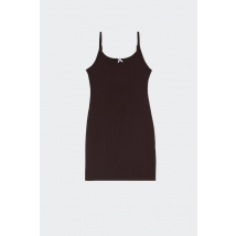 Obey - Robe - Adelaide Pointelle Tank Dress pour Femme - Marron - Taille L