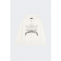 Wasted - Sweat - Hoodie Zippé - Hoodie Zip Guardian pour Homme - Blanc - Taille S
