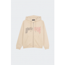 Wasted - Sweat - Hoodie Zippé - Hoodie Zip Crown Pitcher pour Homme - Beige - Taille XS