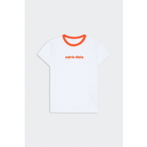 Calvin Klein - T-shirt - Ss Retro Logo Graphi pour Femme - Blanc - Taille M