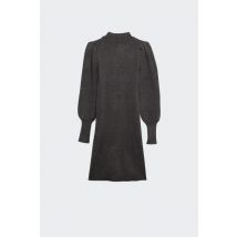 Only - Robe - Onlkatia L/s Dress Knt Noos pour Femme - Gris - Taille M