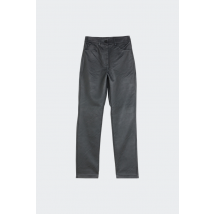 Calvin Klein Jeans - Pantalon - Faux Leather High Ri pour Femme - Noir - Taille XS