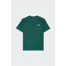 New Balance - Tee-Shirt manches courtes - T-shirt - Se Coton pour Homme - Vert - Taille S