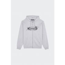 Wasted - Sweat - Hoodie Zippé - Hoodie Zip Boiler pour Homme - Gris - Taille M