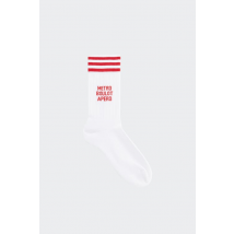 Mother Socker - Chaussettes - Metro Boulot Apero pour Femme - Blanc - Taille Unique