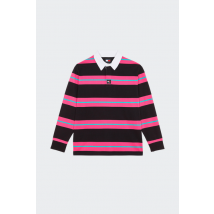 Tommy Jeans - Polo - Tjm Stripe Rugby pour Homme - Noir - Taille XS