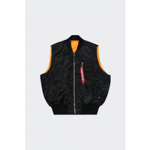 Alpha Industries - Veste - Ma-1 Vest Heritage pour Homme - Noir - Taille L