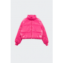 Noisy May - Doudoune - Nmkit L/s Shiny Puffer pour Femme - Rose - Taille M