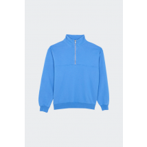 Colorful Standard - Sweatshirt - Organic Quarter Zip pour Femme - Bleu - Taille XL