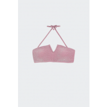 Pieces - Haut De Maillot De Bain - Pcbling pour Femme - Rouge - Taille L