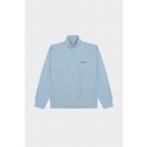 Carhartt Wip - Sweatshirt - Half Zip American Script pour Homme - Bleu - Taille S