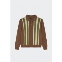 Huf - Polo - Cambridge Sweater pour Homme - Marron - Taille M