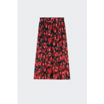 Only - Jupe - Onlmarise Slit Midi Skirt Ptm pour Femme - Rouge - Taille XL